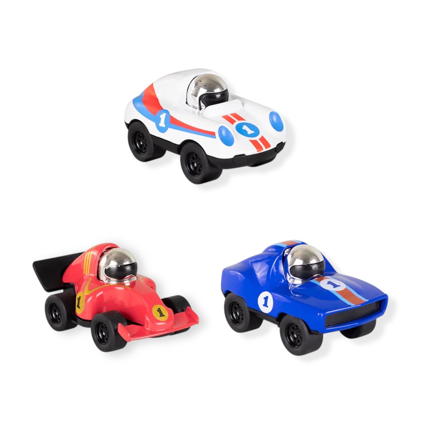 Coches de carreras (aprieta y ¡anda!)