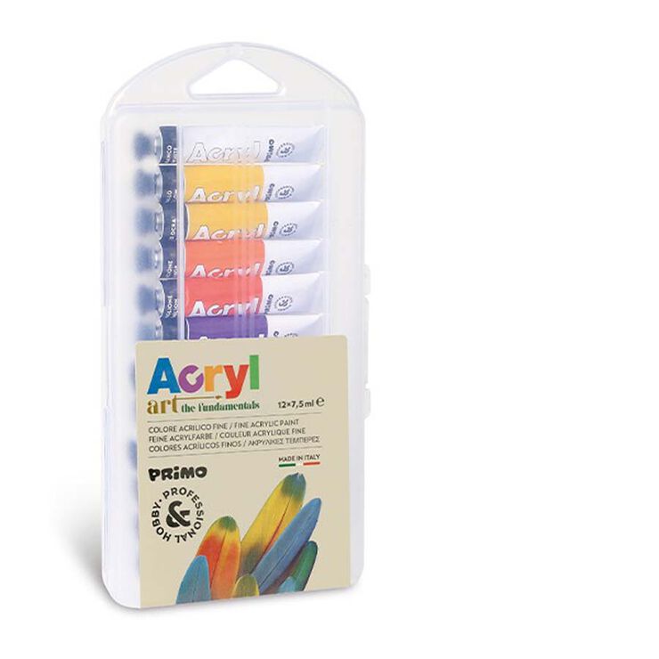 10 Tubos de pintura acrílica - Colores Surtidos