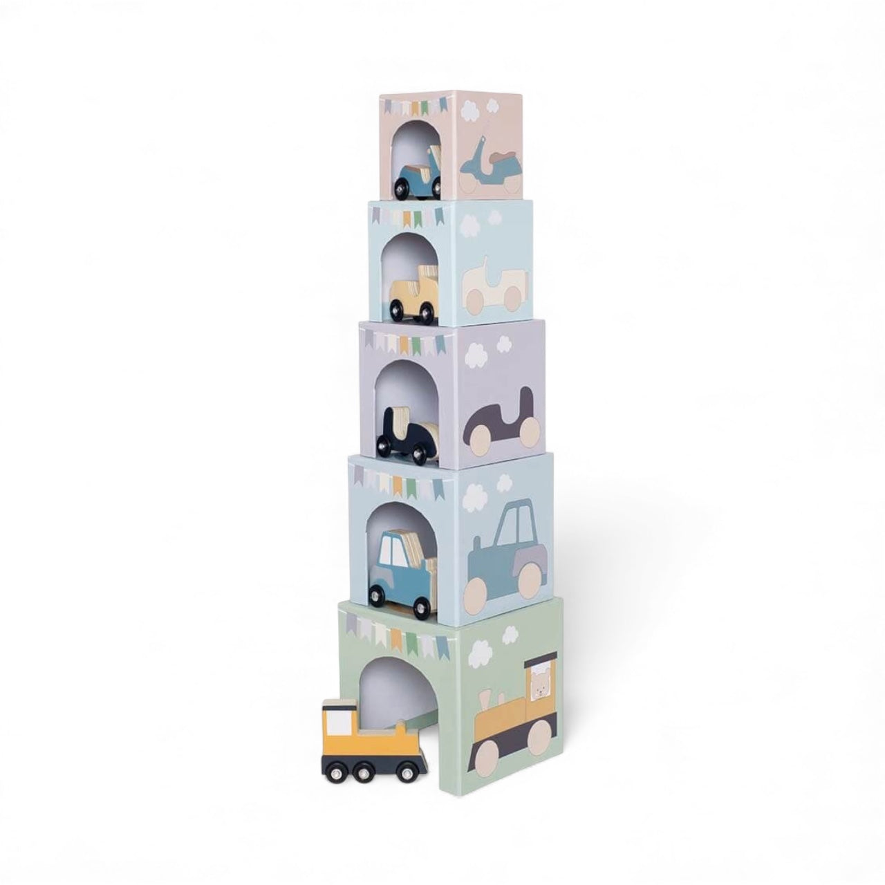 Cajas apilables de cartón - Vehículos