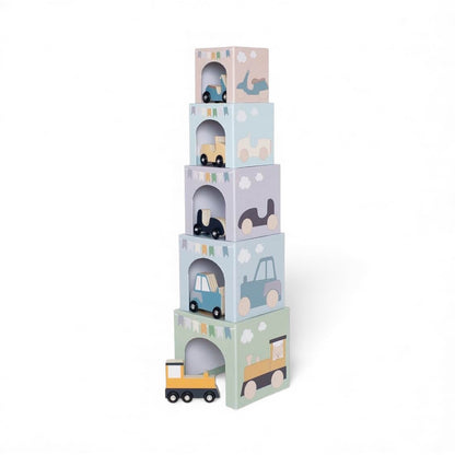 Cajas apilables de cartón - Vehículos