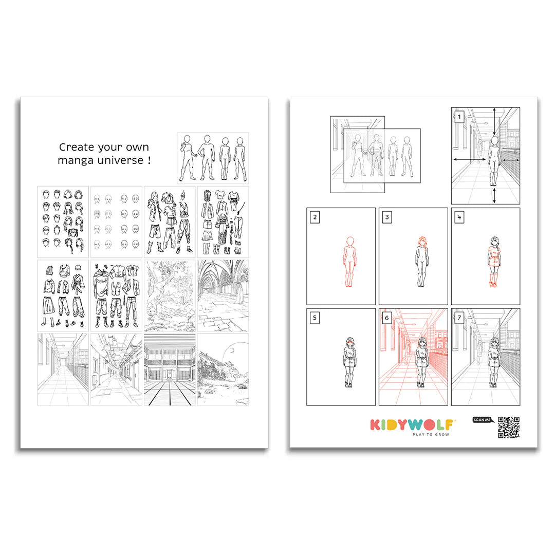 Kidydraw Pro - Pizarra LED - Ed. ESPECIAL Manga