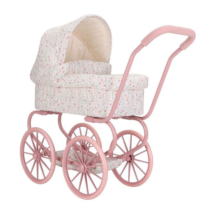 Cochecito para Muñecas - capazo flores