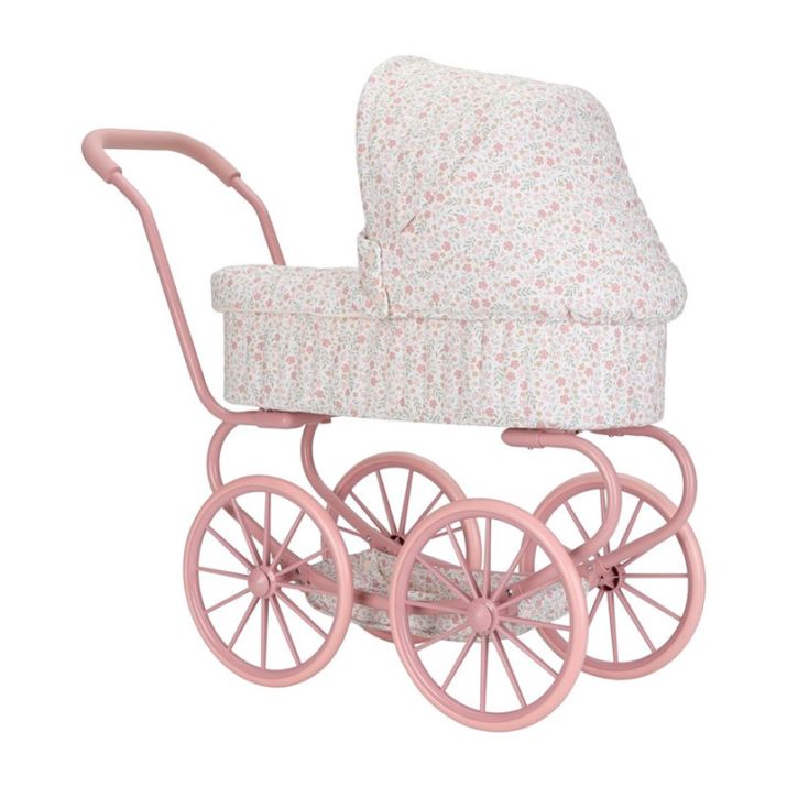Cochecito para Muñecas - capazo flores