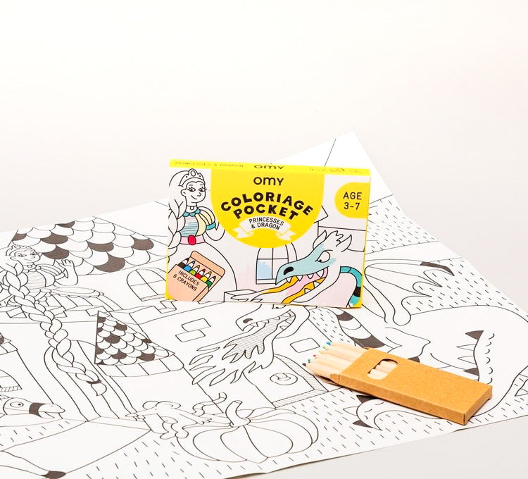 Pocket Poster - Princesas y Dragones