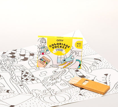 Pocket Poster - Princesas y Dragones