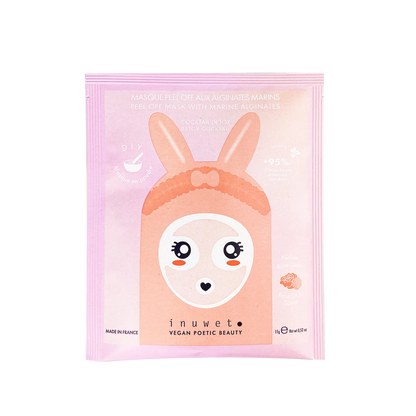 Mascarilla facial Peel-off - Lichi rosa