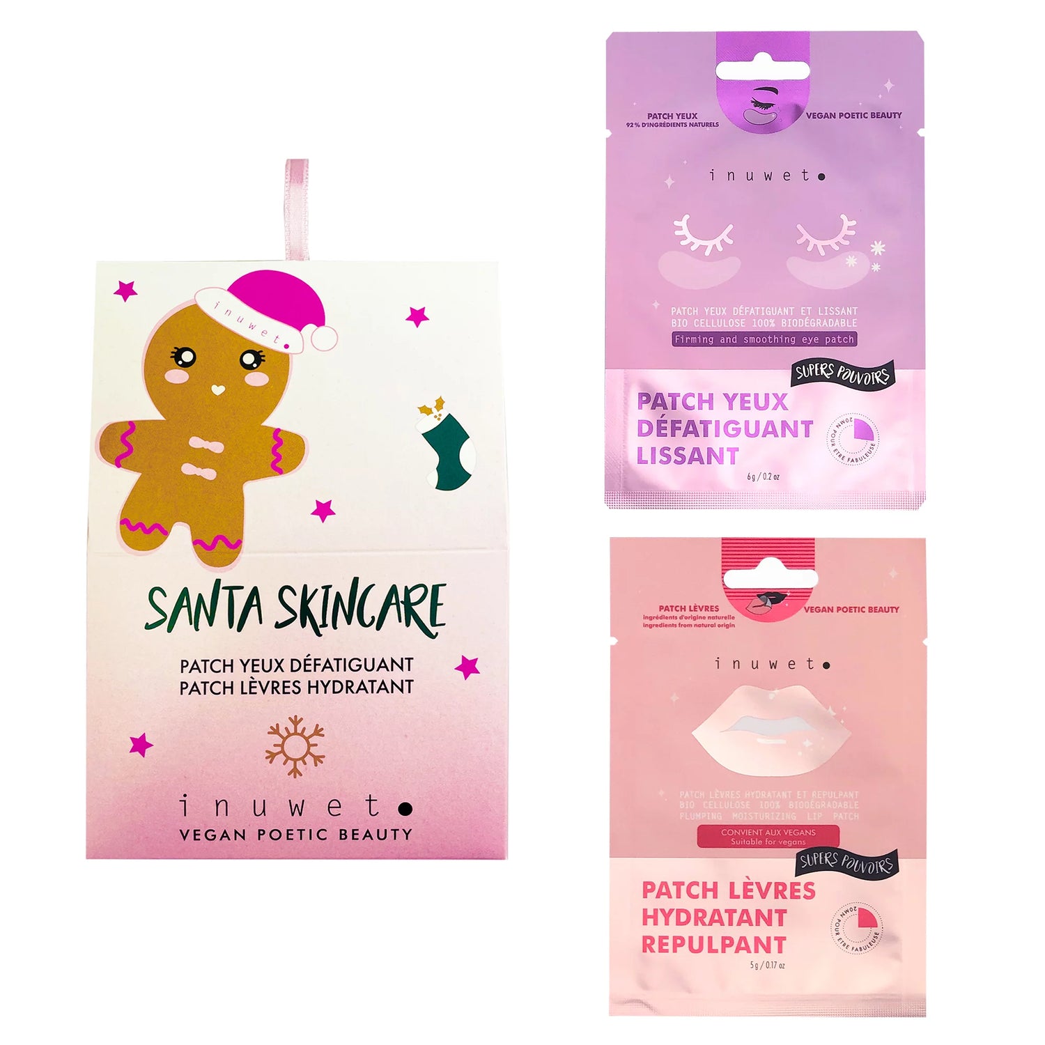 Pack de 2 mascarillas - Ojos &amp; labios