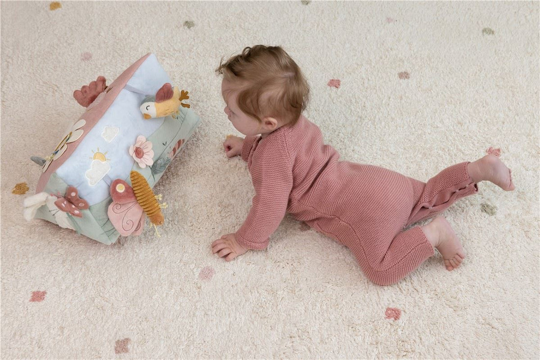 Cojín blando de actividades - Flores