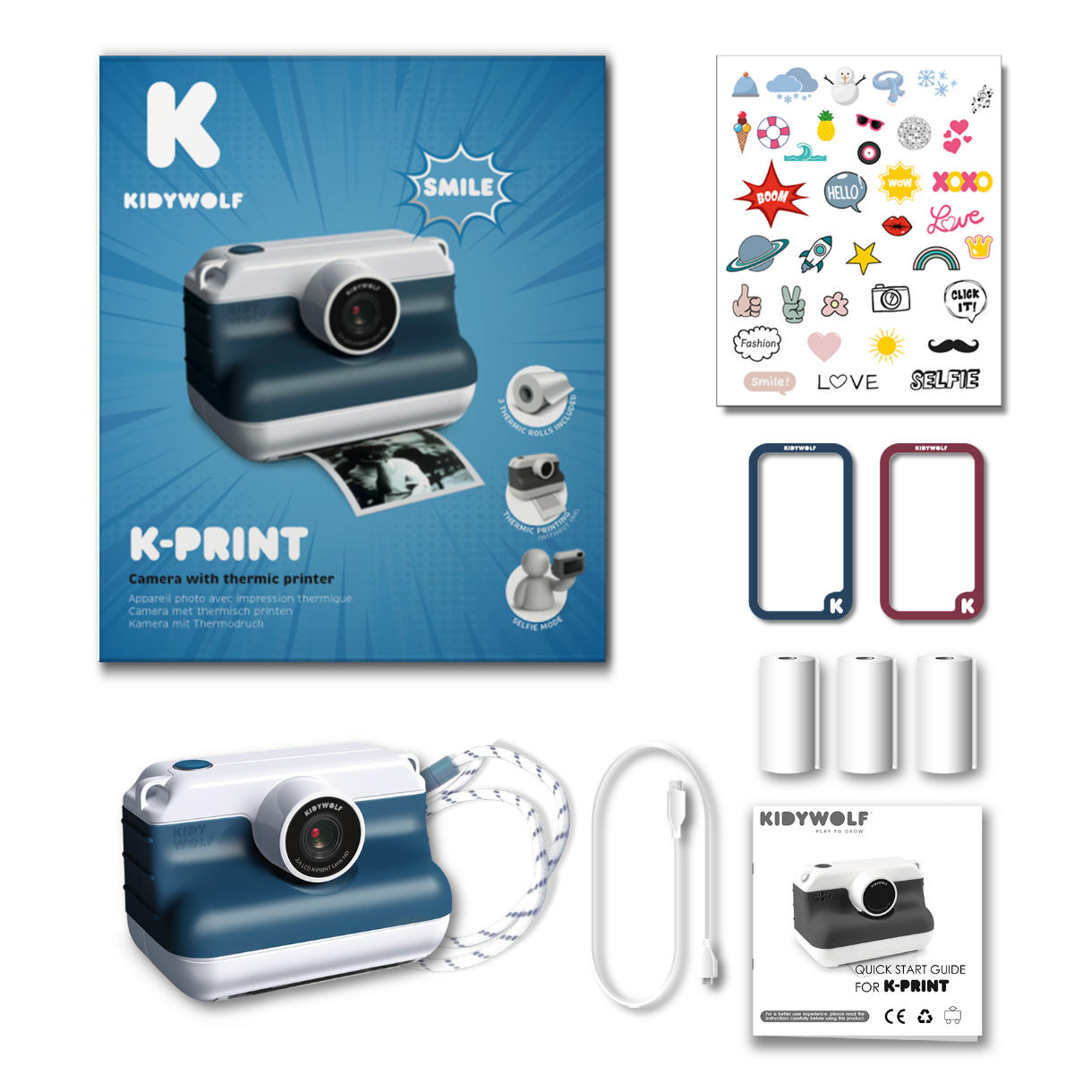 Cámara instantánea ¡SIN tinta! K-print