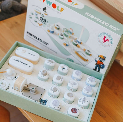 Kit circuitos eléctricos - Avanzado (18 piezas)