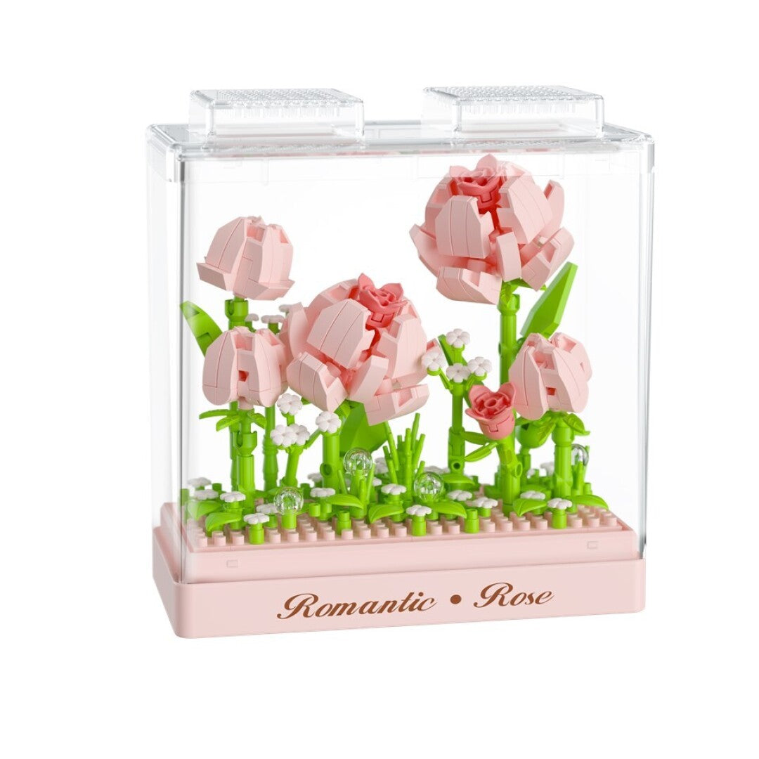 Flor fresca - Rosa (349 piezas)
