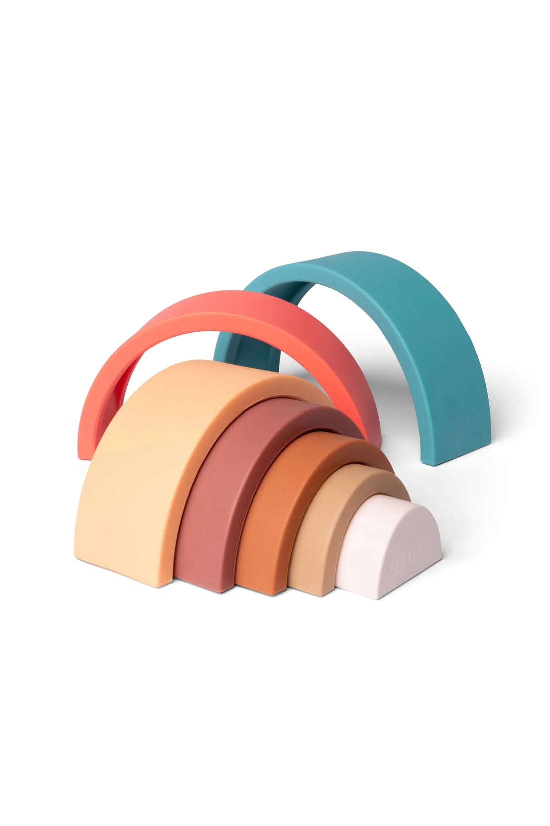 Arcoíris apilable - Silicona - Ground & green (pequeño)