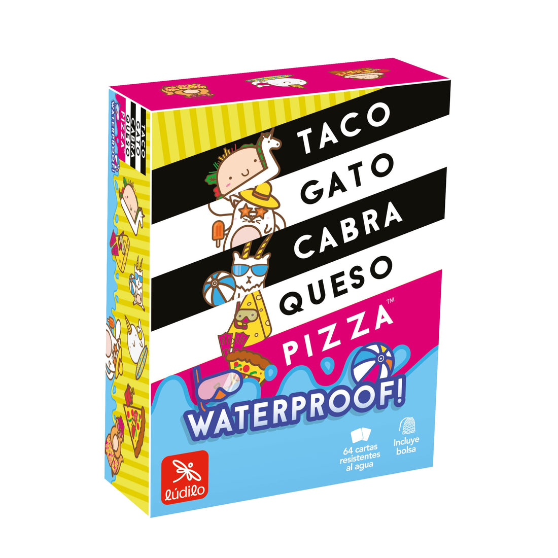 Taco, Gato, Cabra, Queso, Pizza - WATERPROOF