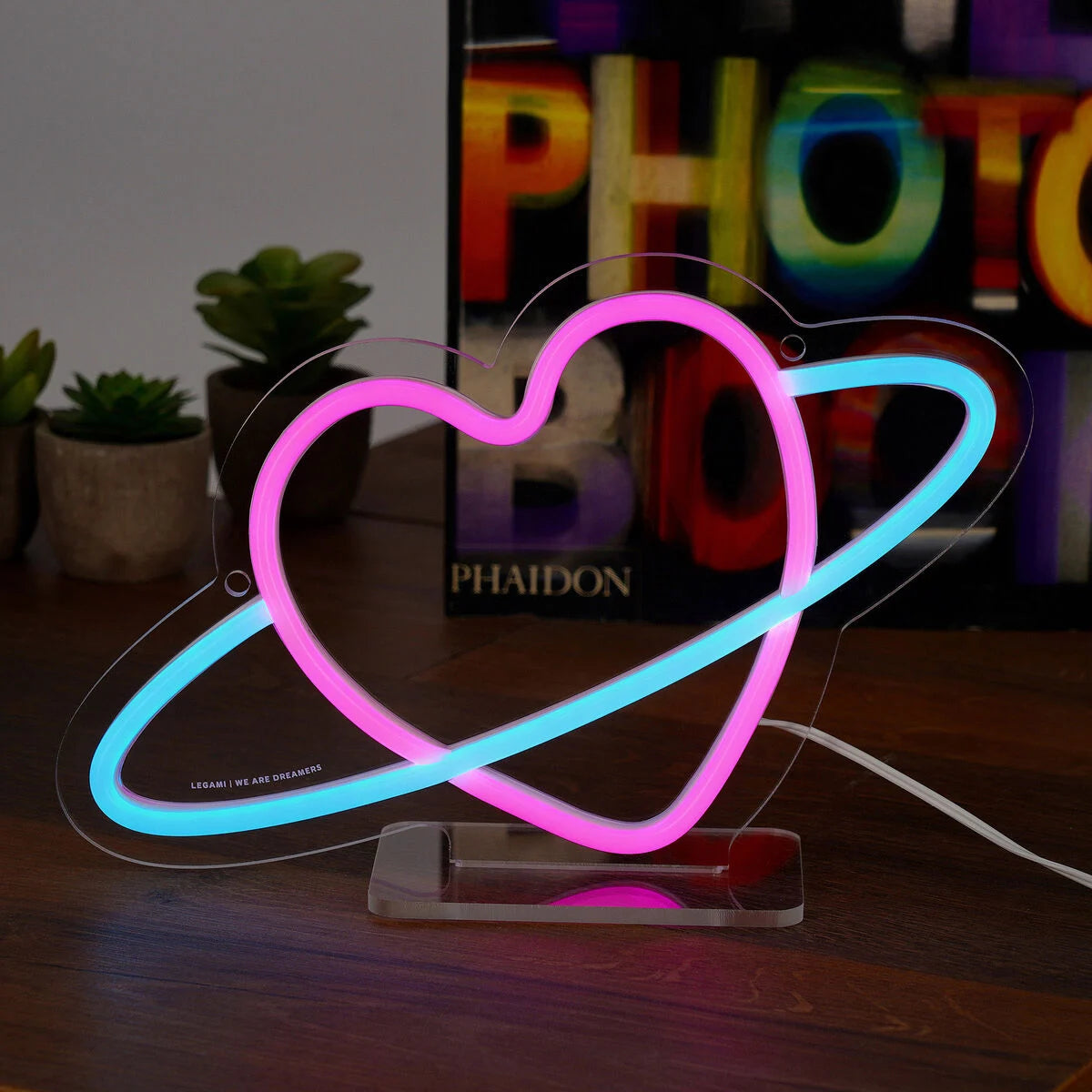 Señal luminosa Led corazón - Efecto neón