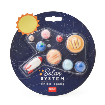 Set gomas de borrar - Sistema solar