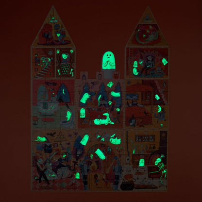 Puzzle con bolsa de tela - Castillo encantado