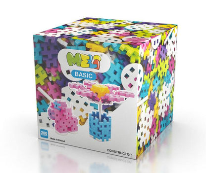 Meli - Basic Constructor - 200 piezas Pastel