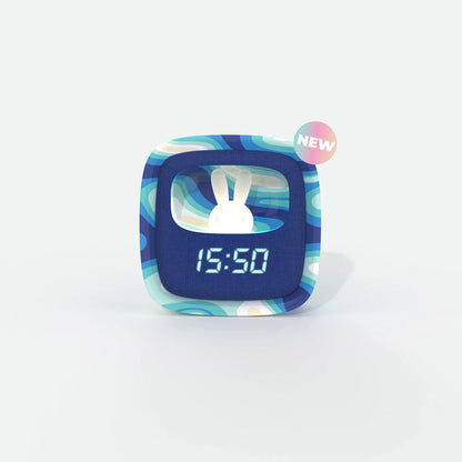 Reloj Despertador - Luz de noche - Olas azules EDICIÓN LIMITADA
