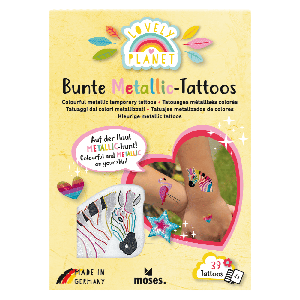 Tatuajes metalizados - Lovely Planet