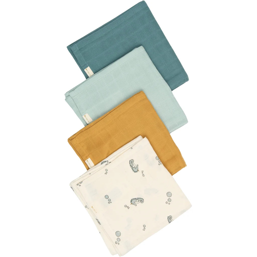 Muselina (Pack 4) - Under the sea