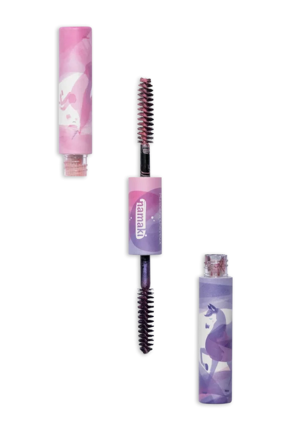 Máscara de pestañas para el pelo - Rosa y Morado
