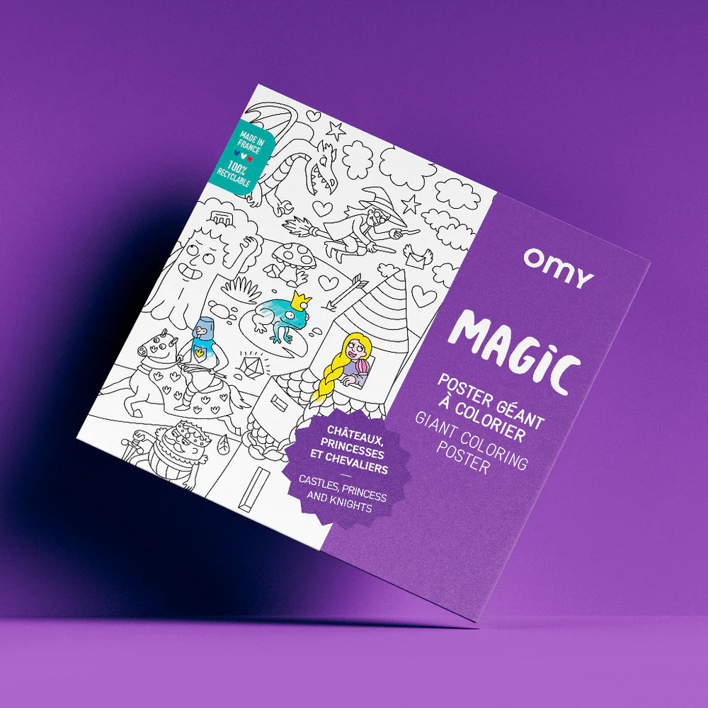 Póster XL para colorear - Magia