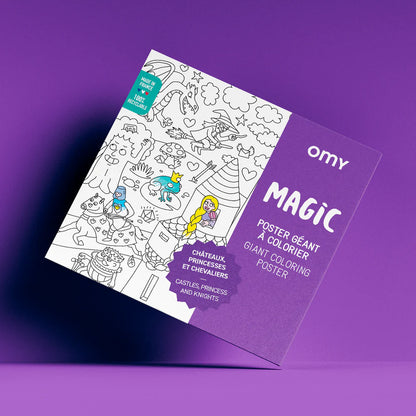 Póster XL para colorear - Magia
