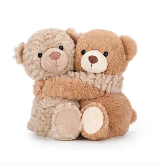 Peluche térmico con bolsa aromática - Ositos abrazados