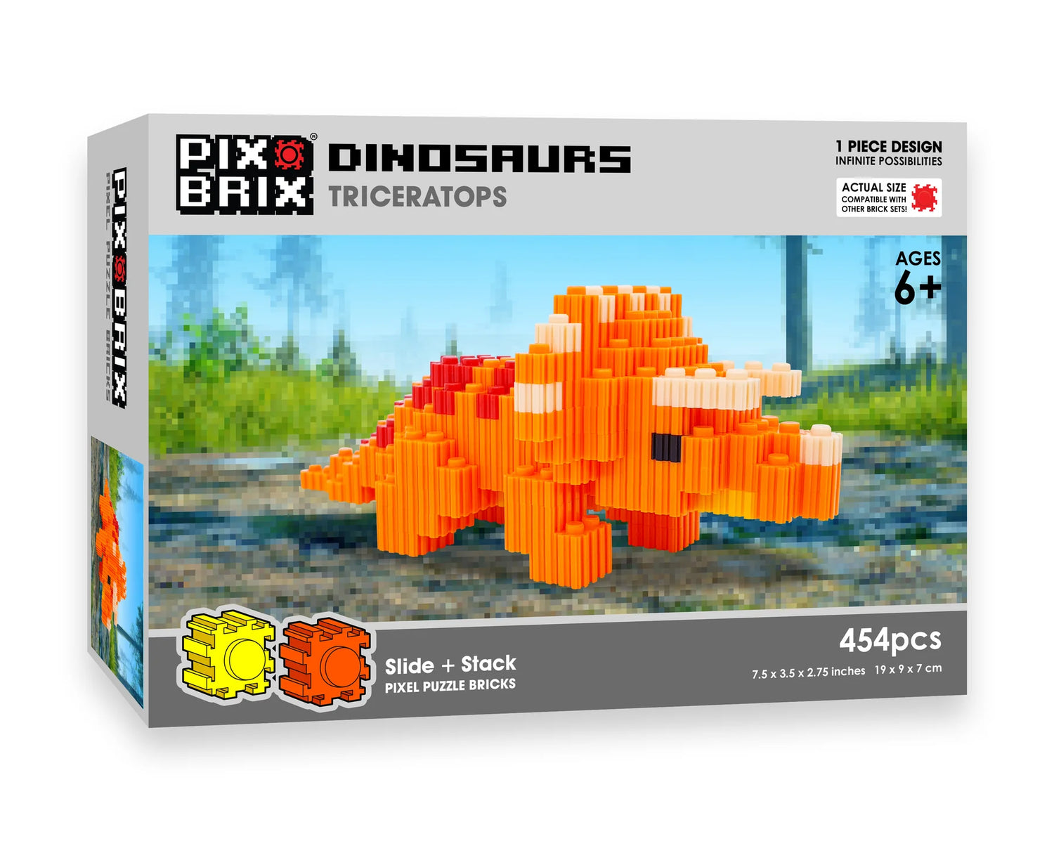 Pix Brix - Pack - Triceratops