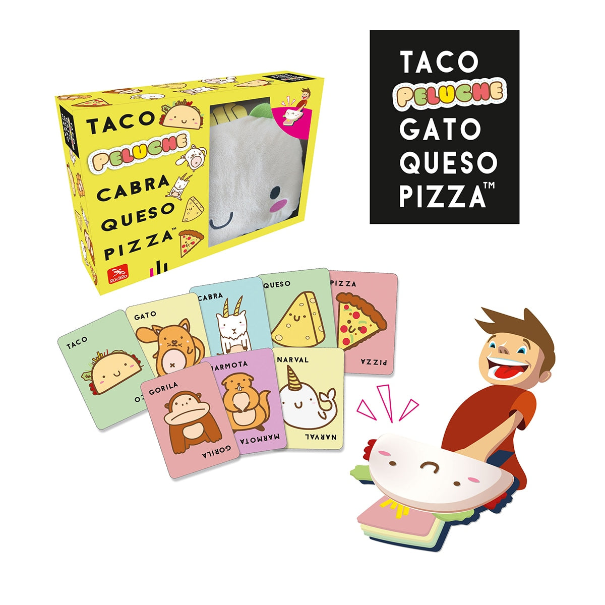 Taco, Peluche, Cabra, Queso, Pizza