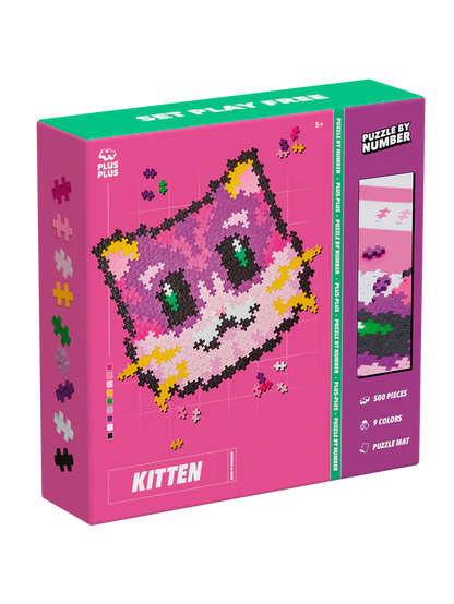 Puzzle por números - Gato (500 piezas)