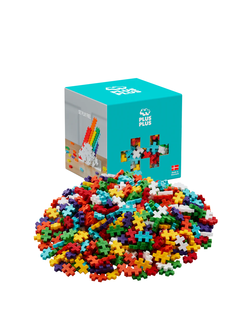 Plus Plus - Mini - Cubo - Arcoiris (600 piezas)
