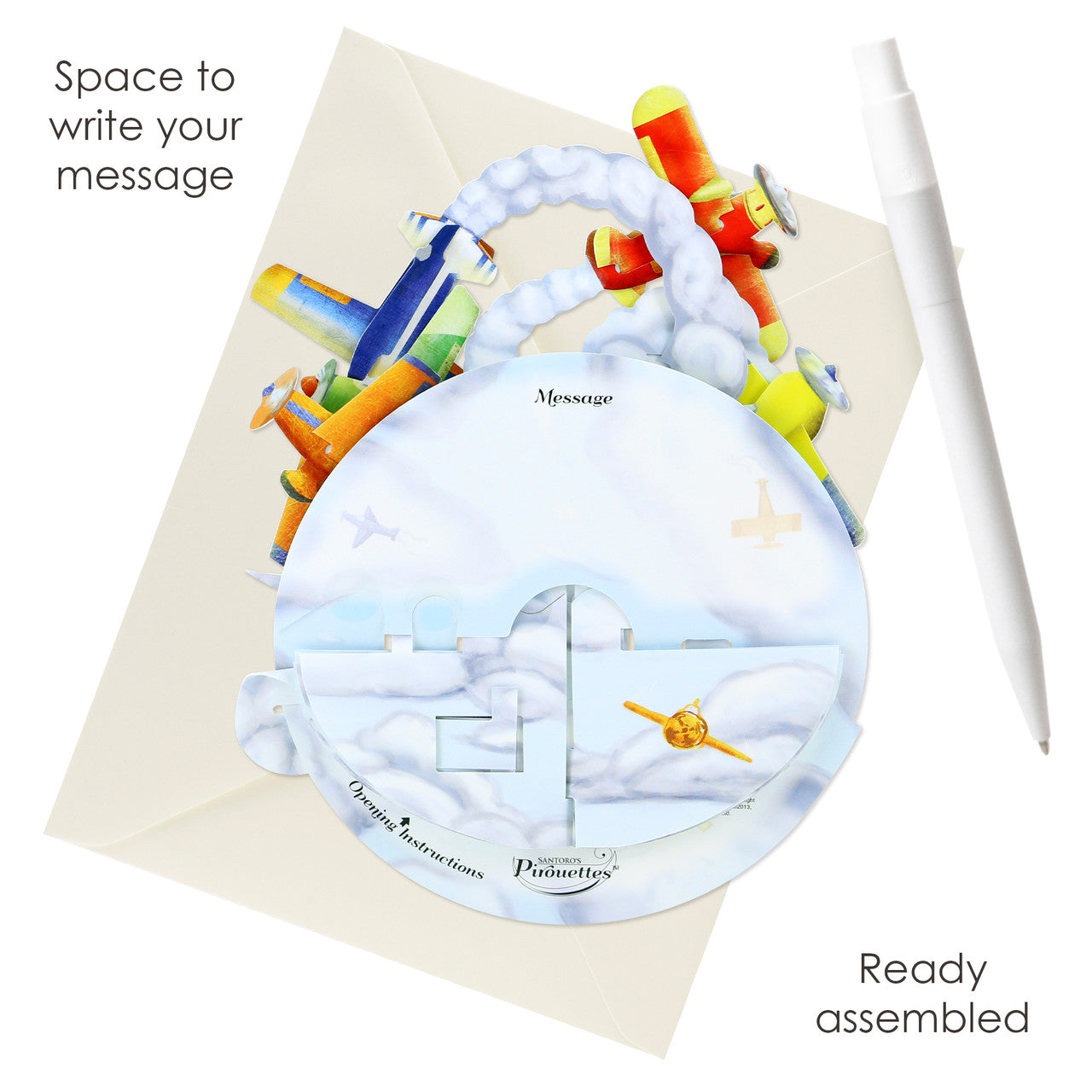 Tarjeta Piruetas 3D (varios modelos)