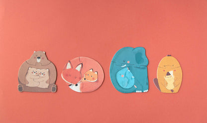 Puzzle con bolsa de tela - Mamá