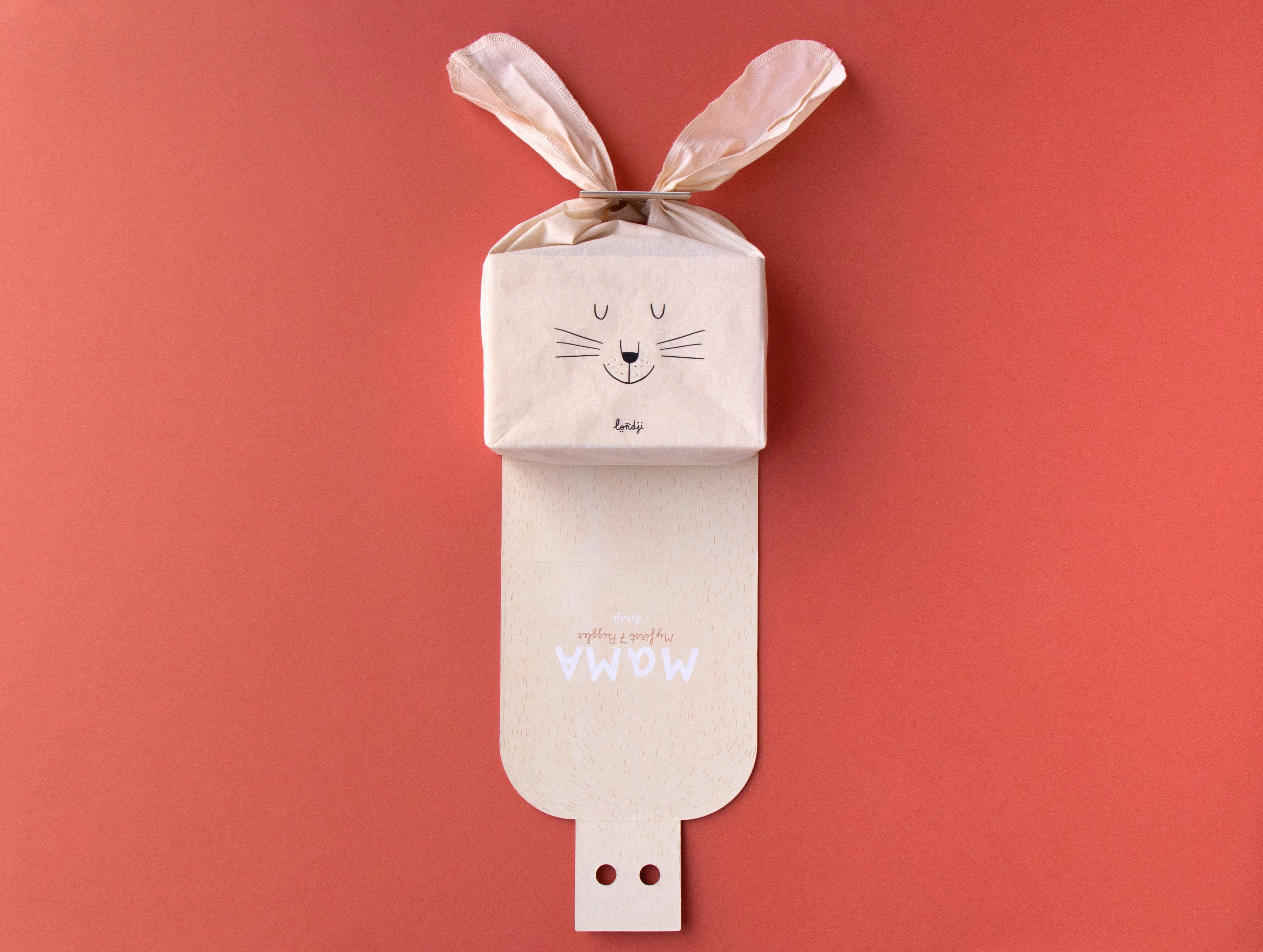 Puzzle con bolsa de tela - Mamá