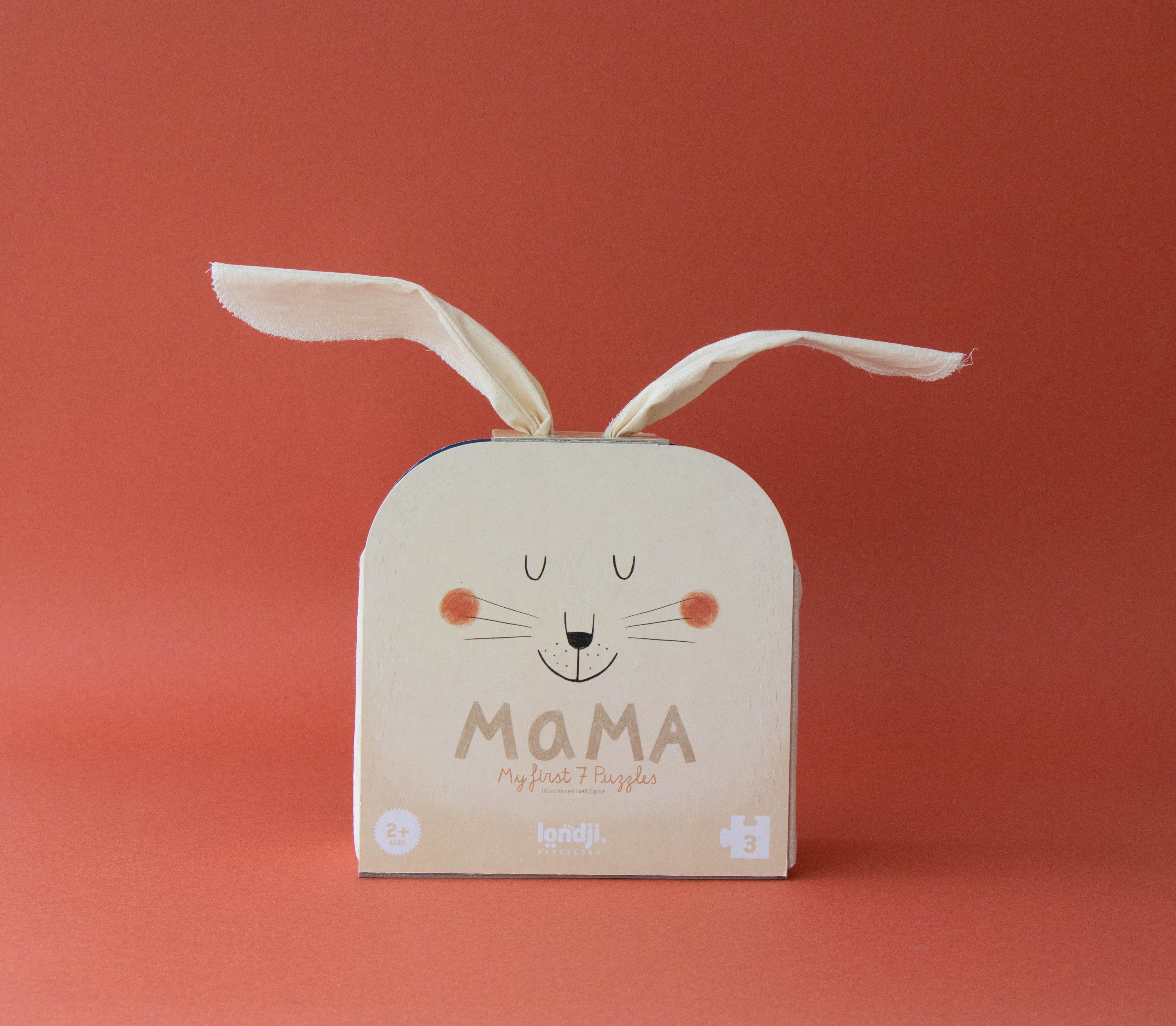 Puzzle con bolsa de tela - Mamá