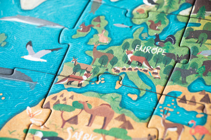 Puzzle - Los animales del Planeta
