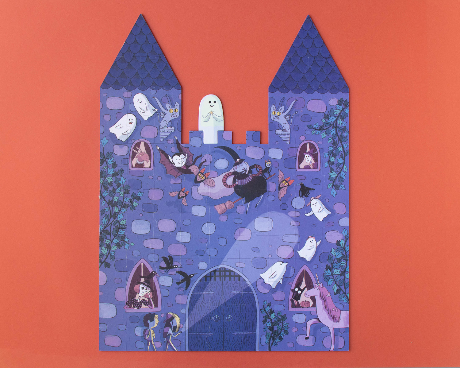 Puzzle con bolsa de tela - Castillo encantado