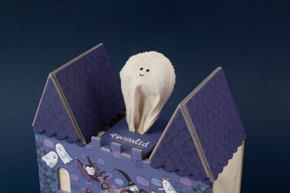 Puzzle con bolsa de tela - Castillo encantado