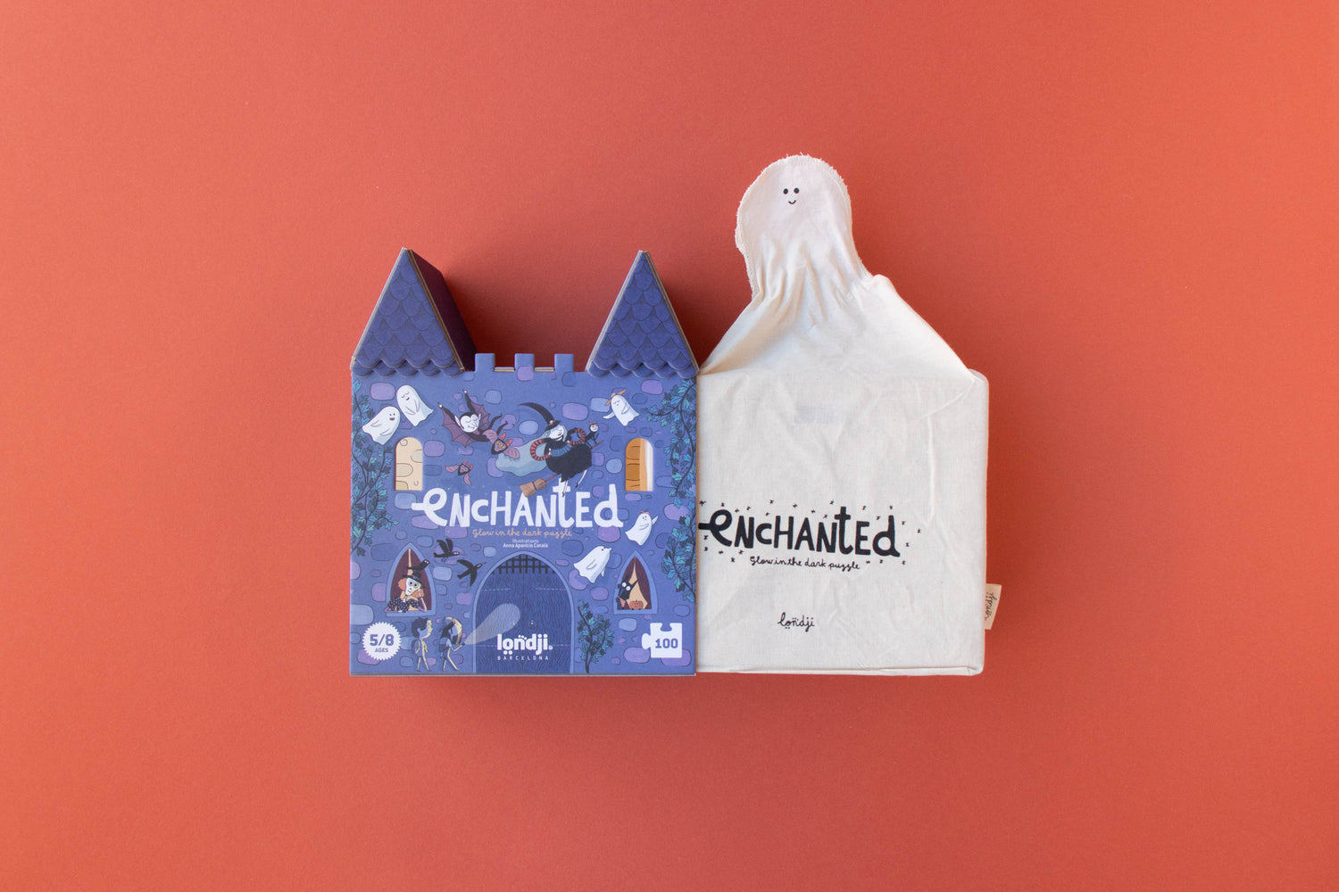 Puzzle con bolsa de tela - Castillo encantado