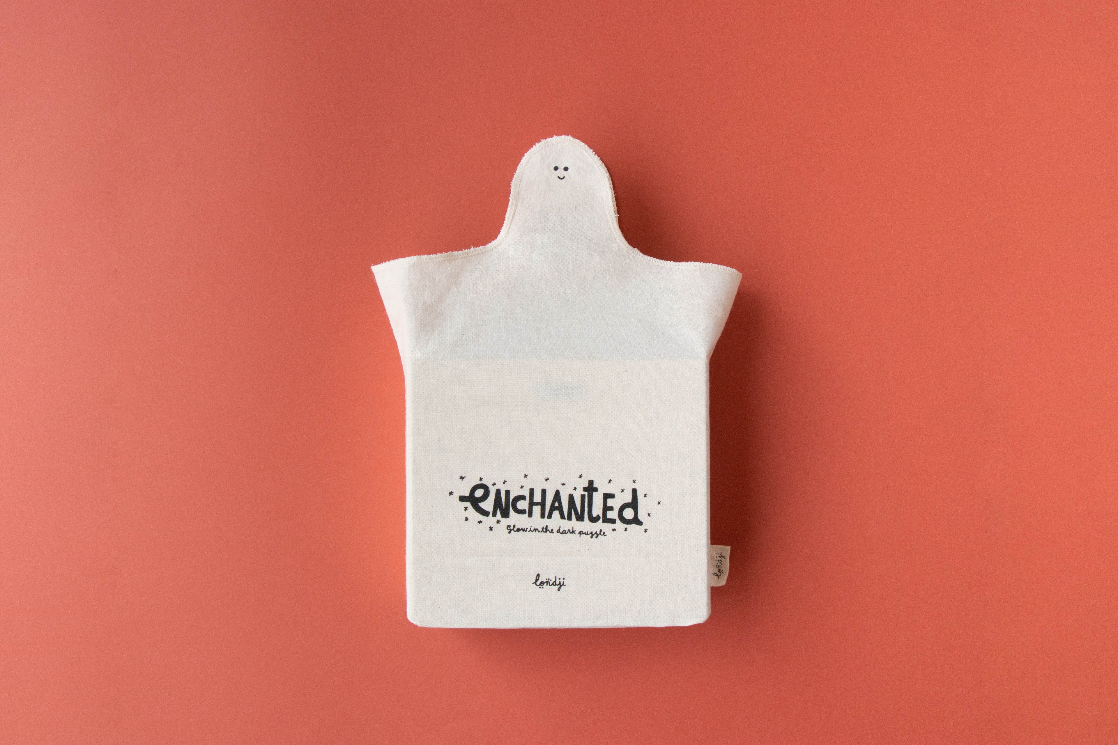 Puzzle con bolsa de tela - Castillo encantado