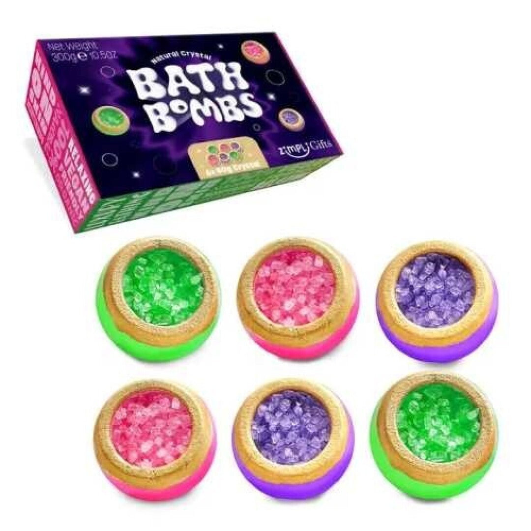 Bombas baño con cristales de sal (Pack 6)