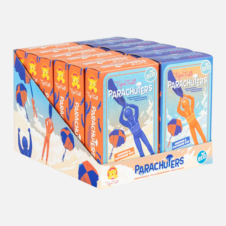 Paracaidista - Naranja y Azul