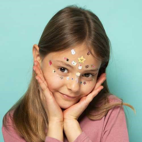 Pegatinas para la cara - Navidad