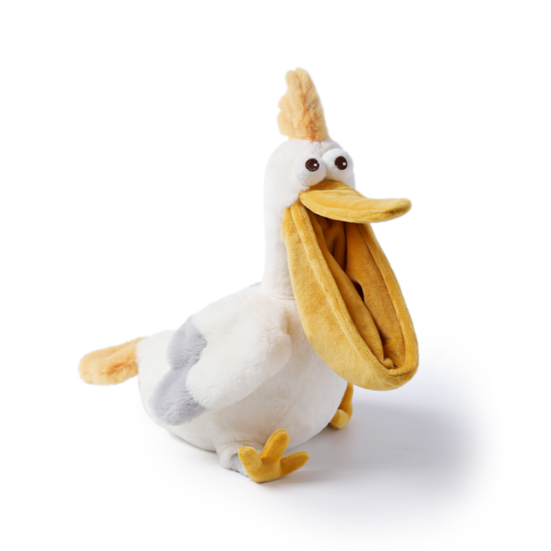 Peluche térmico con bolsa aromática - Pelícano hambriento
