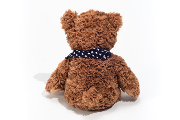 Peluche - Oso marrón con pañuelo (2 tamaños)