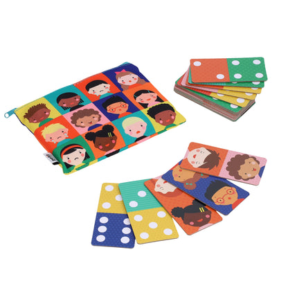 Domino - 2 en 1: Números o emociones (¡Portátil.!)