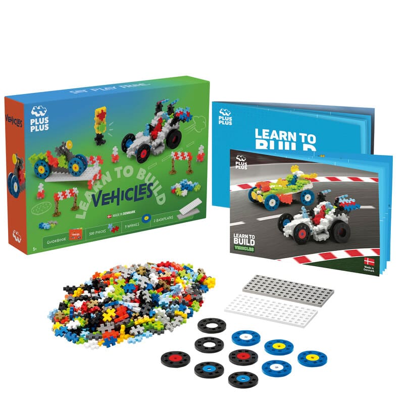 Plus Plus - Mini - Aprende a construir - Coches (500 piezas)