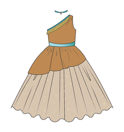 Vestido princesa - Pocahontas