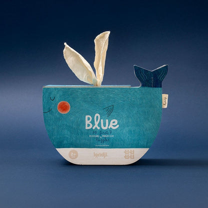 Puzzle con bolsa de tela - Animales del Mar (blue)